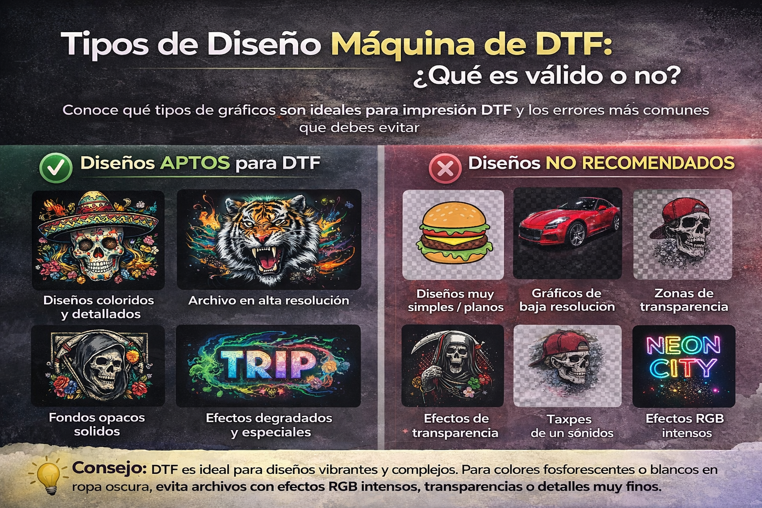 ¿Se puede imprimir cualquier diseño?